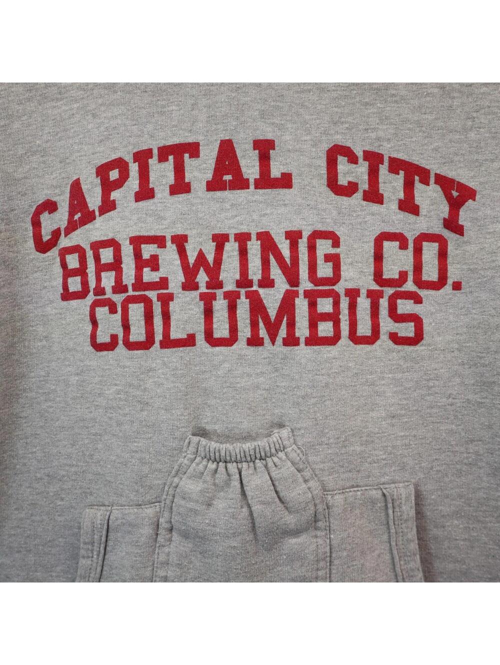 Brew City Brand Capital City Columbus Hoodie Gray Large